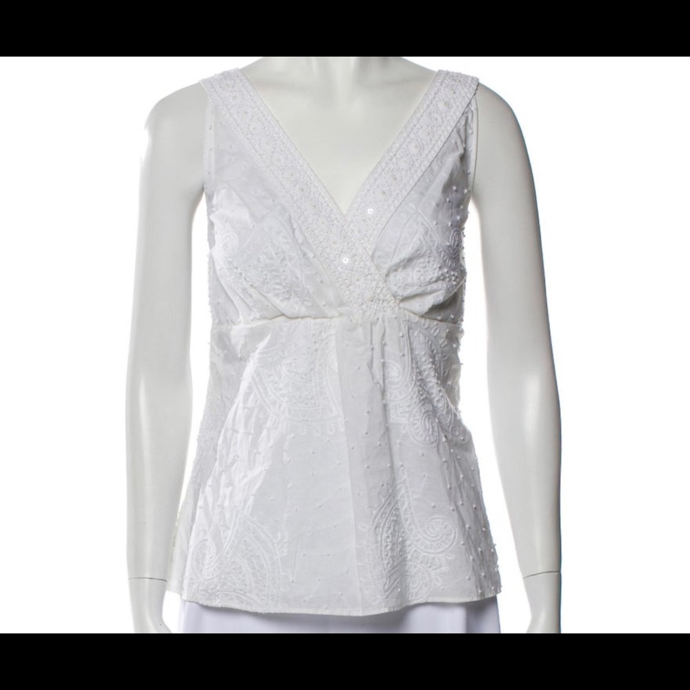 LAFAYETTE 148 Cotton Blouse